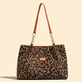 Luxury Bucket Leopard Print Shoulder Bag